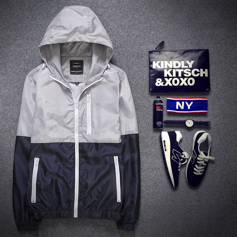 Primavera 2023 novo estilo jaqueta masculina verão jaqueta esportes primavera outono versão coreana na moda estilo fino
