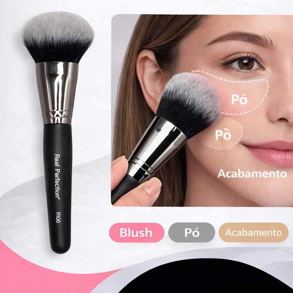 Pincel De Pó Grande Profissional R106 Real Perfection Macio - Pronta Entrega SP Envio Imediato 🚀