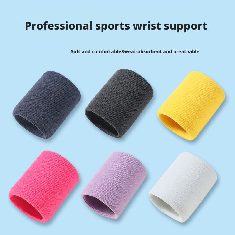 Pulseira esportiva respirável tênis absorvente de suor pulseira de Fitness unissex pulseira de toalha de basquete
