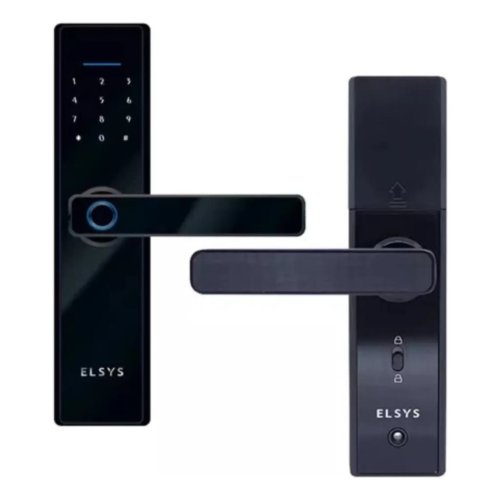 Elsys Esfde2000b Preto Fechadura Digital De Embutir Novo Caixa Aberta