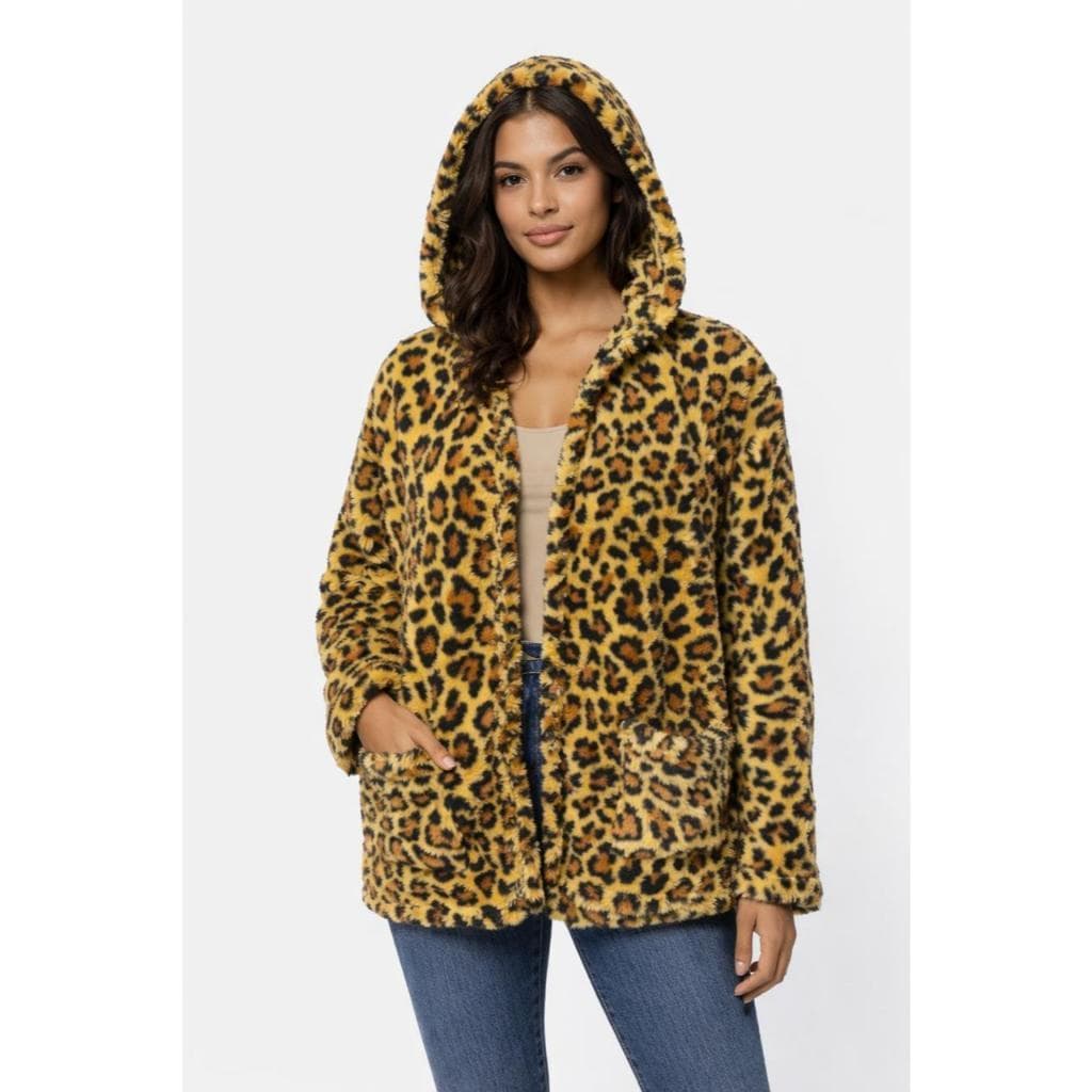 Casaco Teddy Femenina Com Capuz E Bolso Pra Inverno