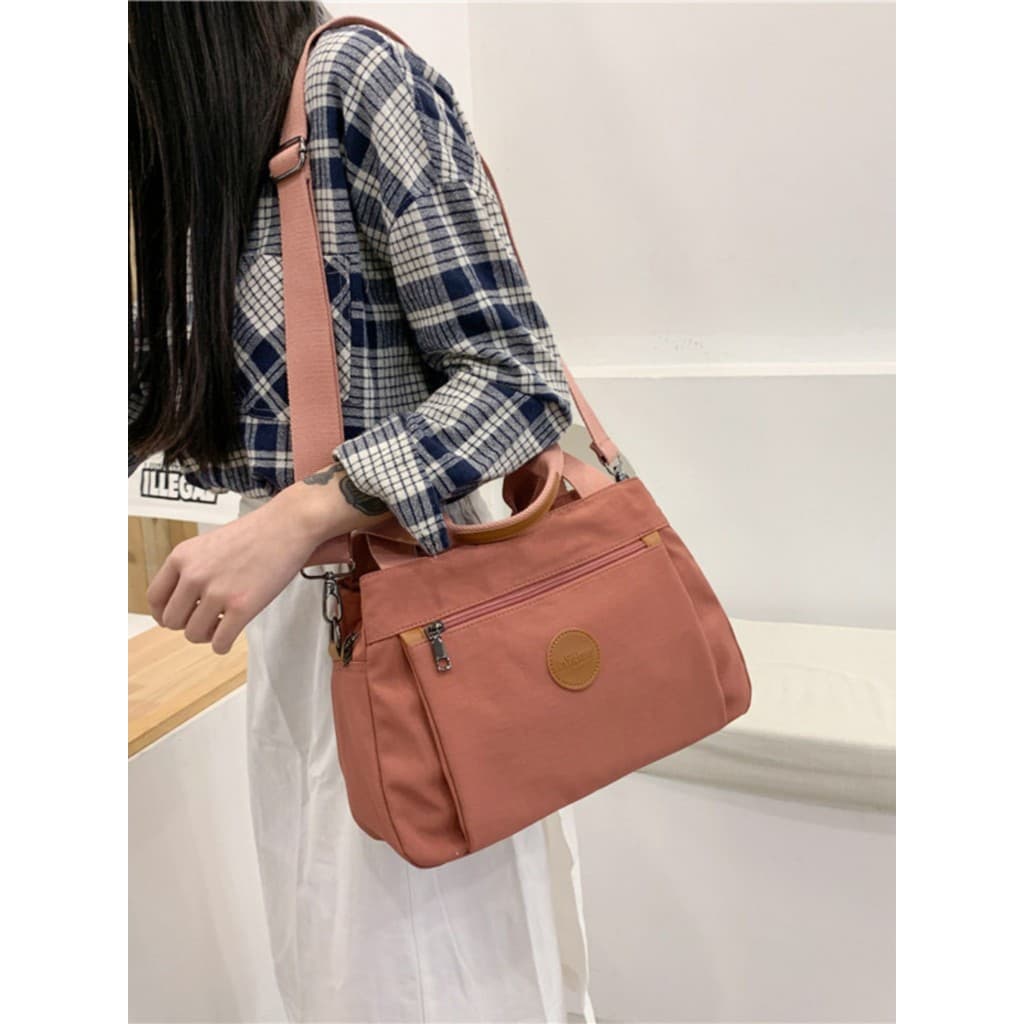 T na moda All-Match moda Casual bolsa feminina senhoras bolsa de ombro saco do mensageiro feminino Commuter grande @