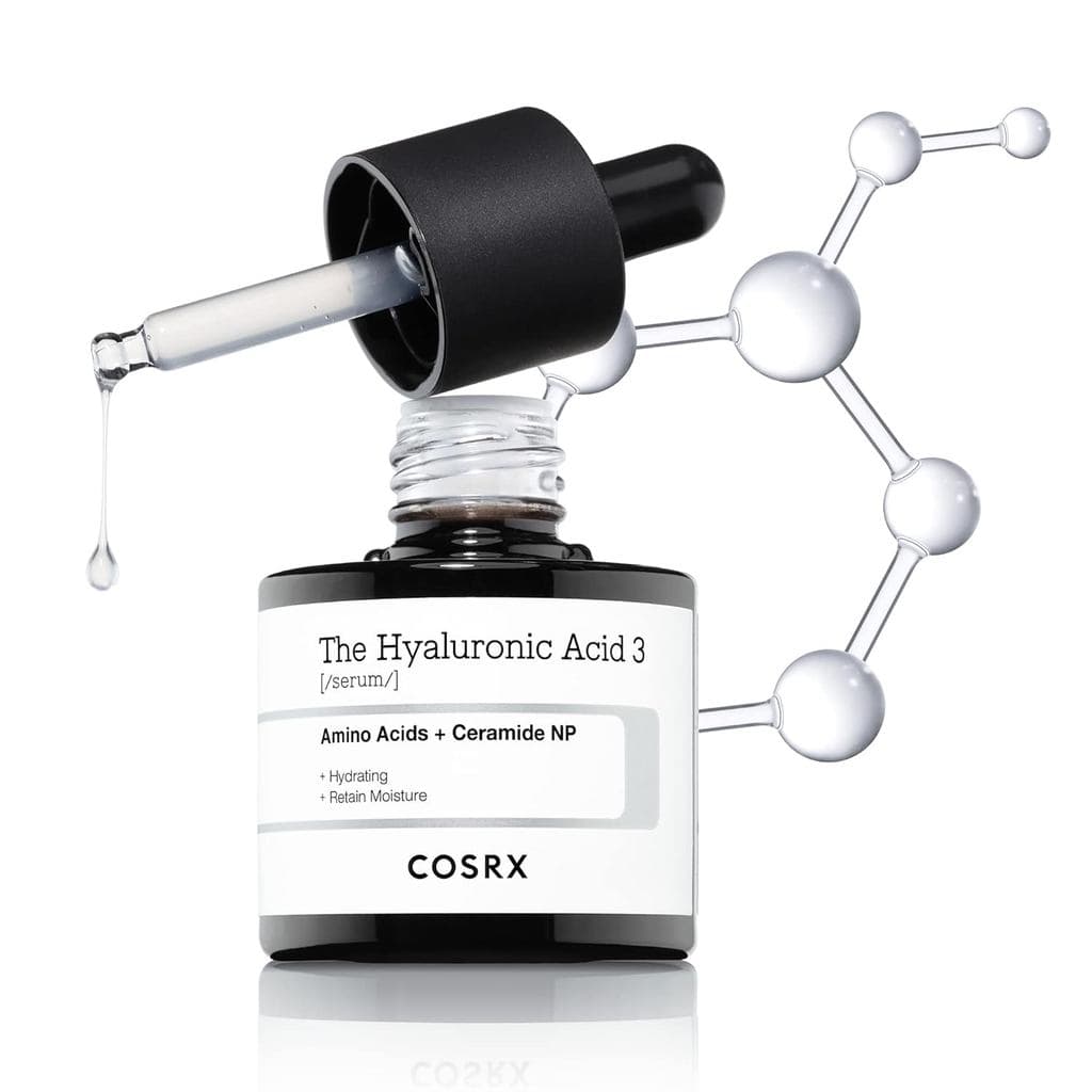 Sérum COSRX Pure Sodium Hyaluronic Acid 3%, Hidratante e Intensificador de Umidade para Linhas Finas e Rugas, Repara Pel