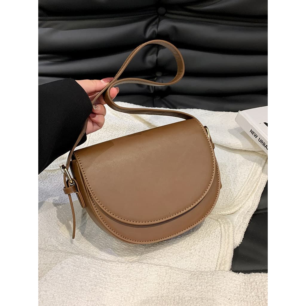 Bolsa bolsa transversal feminino Bolsa feminina mensageiro de um ombro simples e elegante de alta qualidade