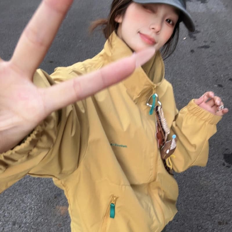 Americano Retro gola jaqueta feminina outono 2025 novo estilo solto Casual masculino feminino jaqueta superior na moda