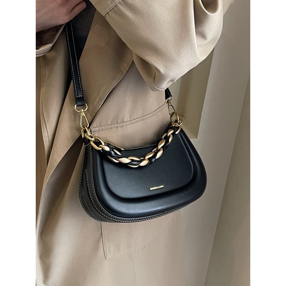 bolsa transversal feminino bolsa feminina High-End nicho Design sentido corrente portátil pequeno saco do mensageiro 202