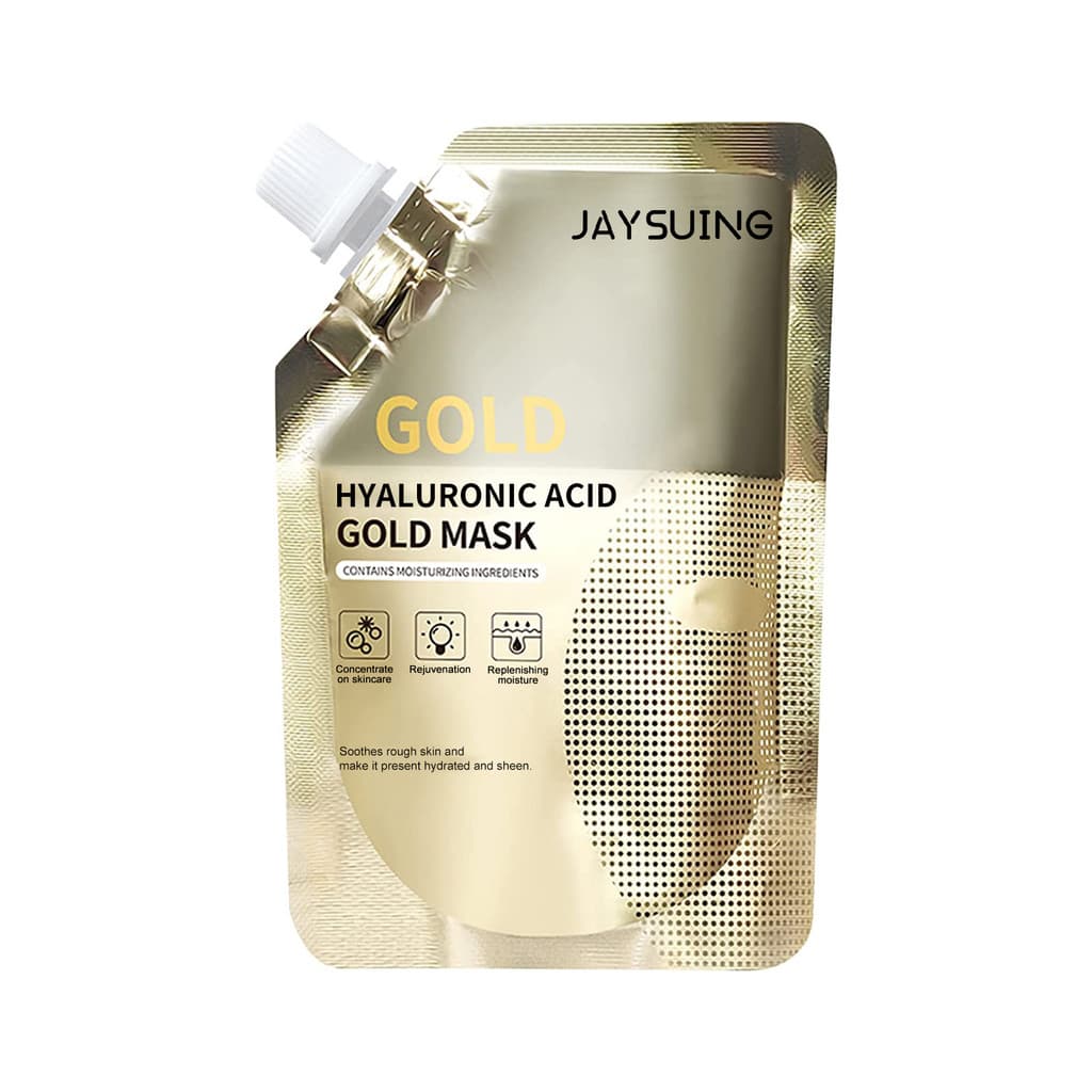 Jaysuing Retinol Gold Mask Limpeza de poros Fade Lines Máscara hidratante reafirmante para a pele