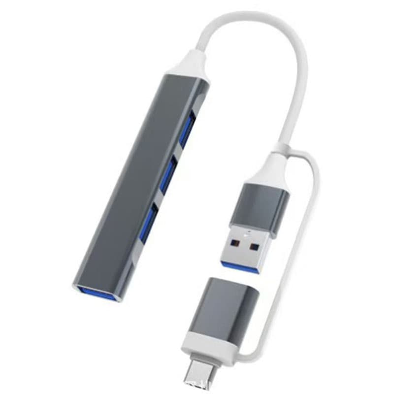 Typec Docking Station Extensor USB Laptop USB Conversor Multi-Porta Um para Quatro Divisor USB