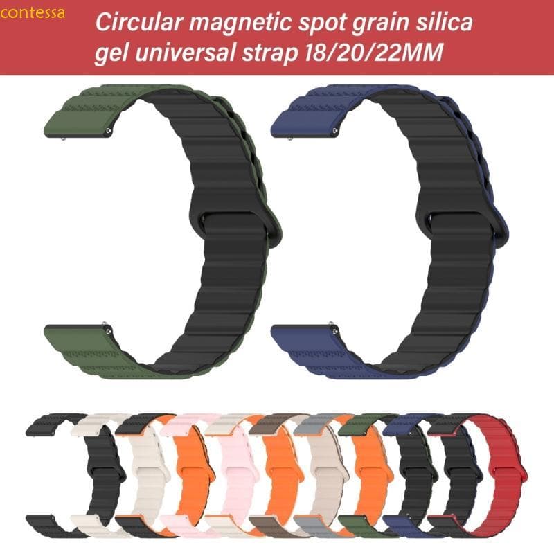 contessa Pulseira Relógio Silicone Magnética Ajustável, Vestível, Instalação Rápida, Opção Múltiplas Cores,