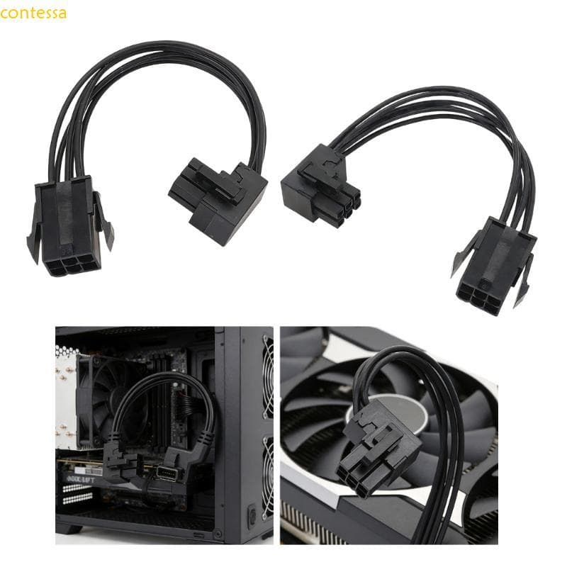 contessa 6pin Placa Gráfica Extensão Alimentação Forma L Para Capa PC Fácil Instalação
