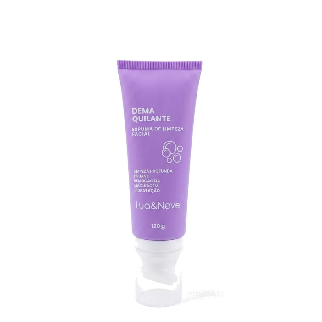 Espuma Demaquilante Limpeza Facial Lua & Neve Com Escova 120G