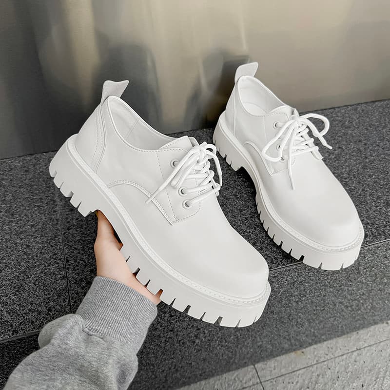 Sapatos de couro casuais masculinos primavera outono negócios Formal Wear estilo britânico Martin sapatos botas masculin