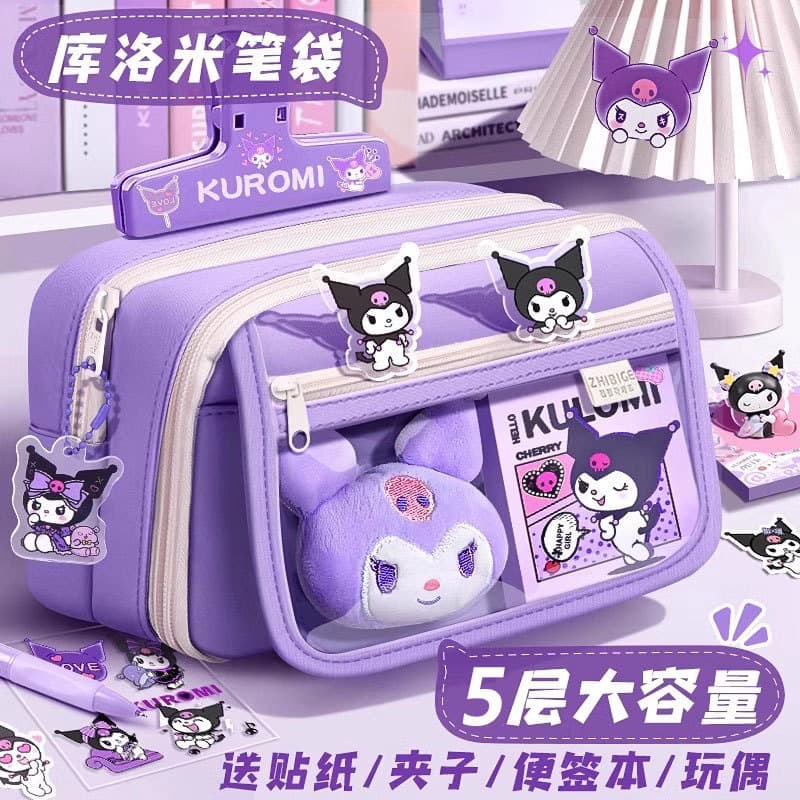 Zhiquan Novo estilo 2025 Super Hot Bag Estojo para lápis Jardim de infância Alunos da escola primária Bolsa de papelaria