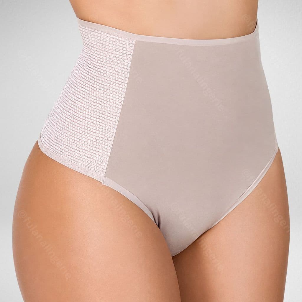 Calcinha Cinta Modeladora Compressão Cintura Alta Segura Barriga - Manu