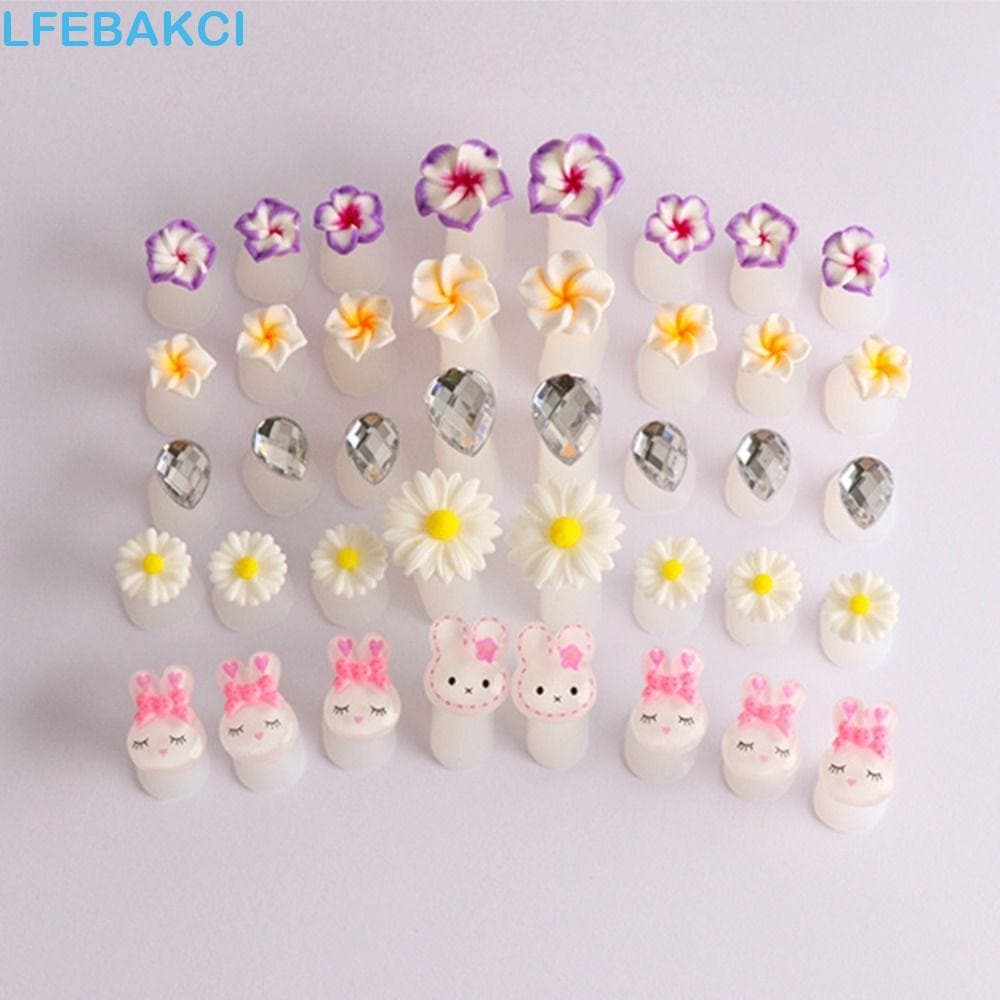 Separador De Dedo Do Pé Delimitador Fofo 8Pcs/lot Daisy Ferramenta De Arte De Unha De Silicone Macio