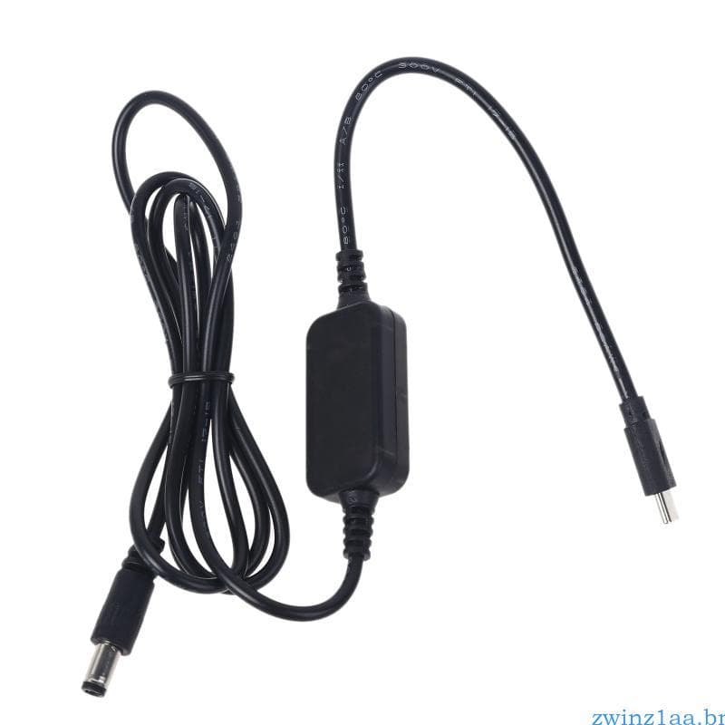 zwinz1aa USB C PD Tipo Para 12V 20V 5 5x2 1mm Step Up Alimentação