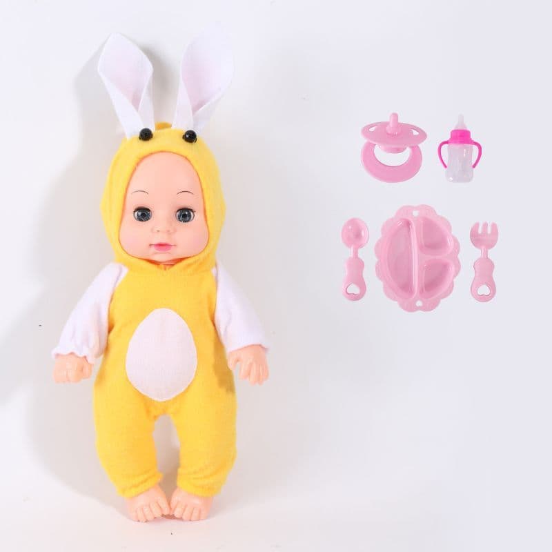 [Venda quente] Crianças falando boneca brinquedo menina imitação educação precoce som bonito Ragdoll presente de anivers