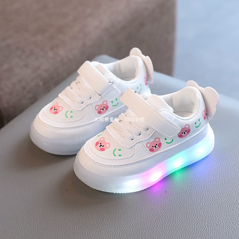 2024 meninas novo estilo primavera outono médio crianças pequenas 0-3-5 anos de idade 2 bebê menina couro pequenos tênis