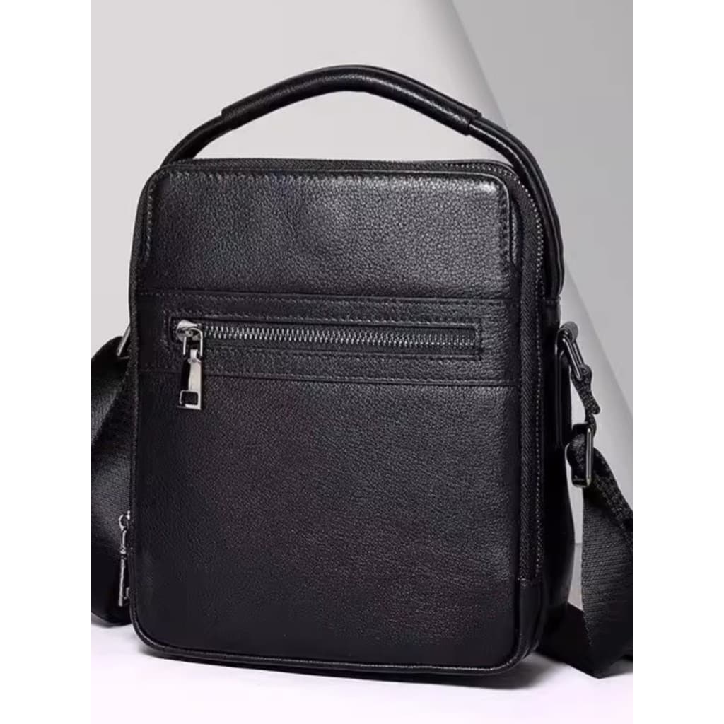 Bolsa mensageiro de couro masculina, bolsa de ombro exclusiva de alta qualidade, nicho Casual, bolsa de ombro masculina