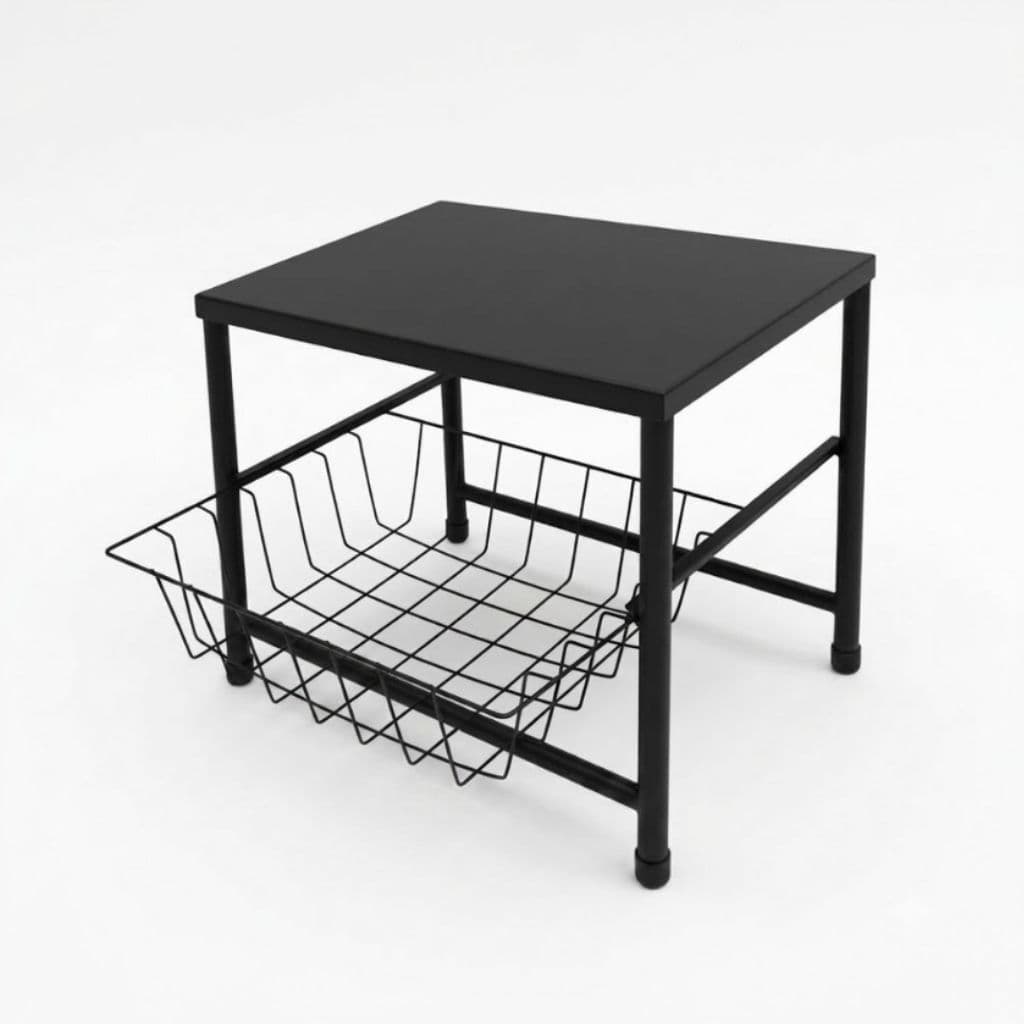 Fruteira de Mesa Bancada em Aço Tampo em Aço Para Maior Resistência 40x30cm