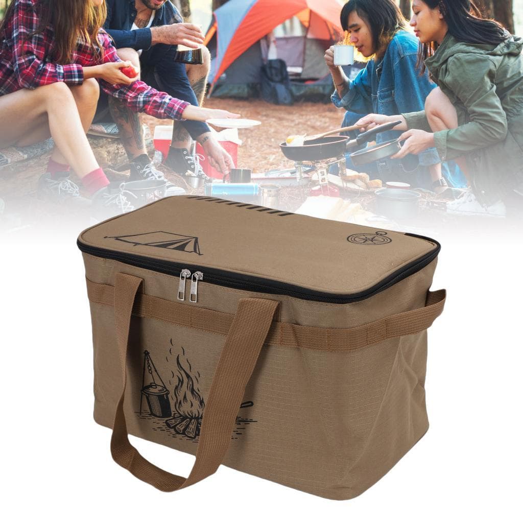 outdoor_sports.br Bolsa de armazenamento para acampamento 23L Tecido Oxford 900D Equipamento dobrável Organizador de