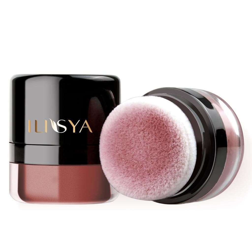 Pó de Blush para o Rosto, Blush Suave em Forma de Cogumelo para as Maçãs do Rosto, Pó de Maquiagem de Longa Duração - Ac
