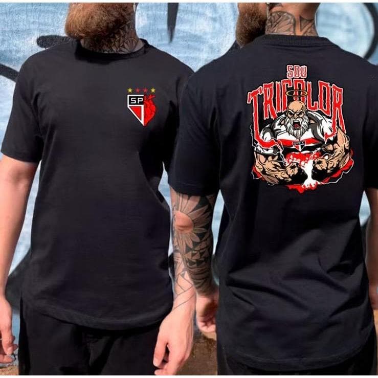 Camisa Camiseta SPFC - Mundo é seu torcedor Tricolor - 100% Algodão