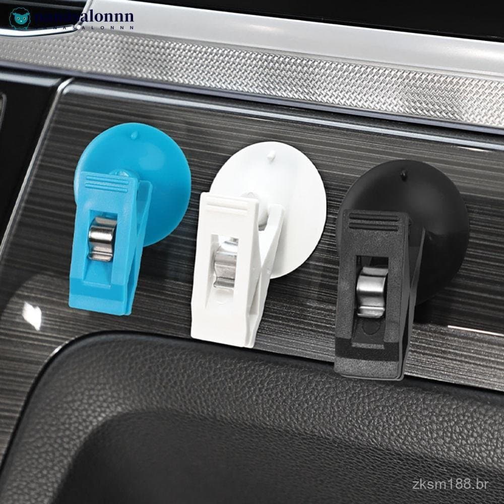 Suporte para bilhetes de carro ou organizador de cartões e recibos com ventosa ou suporte magnético