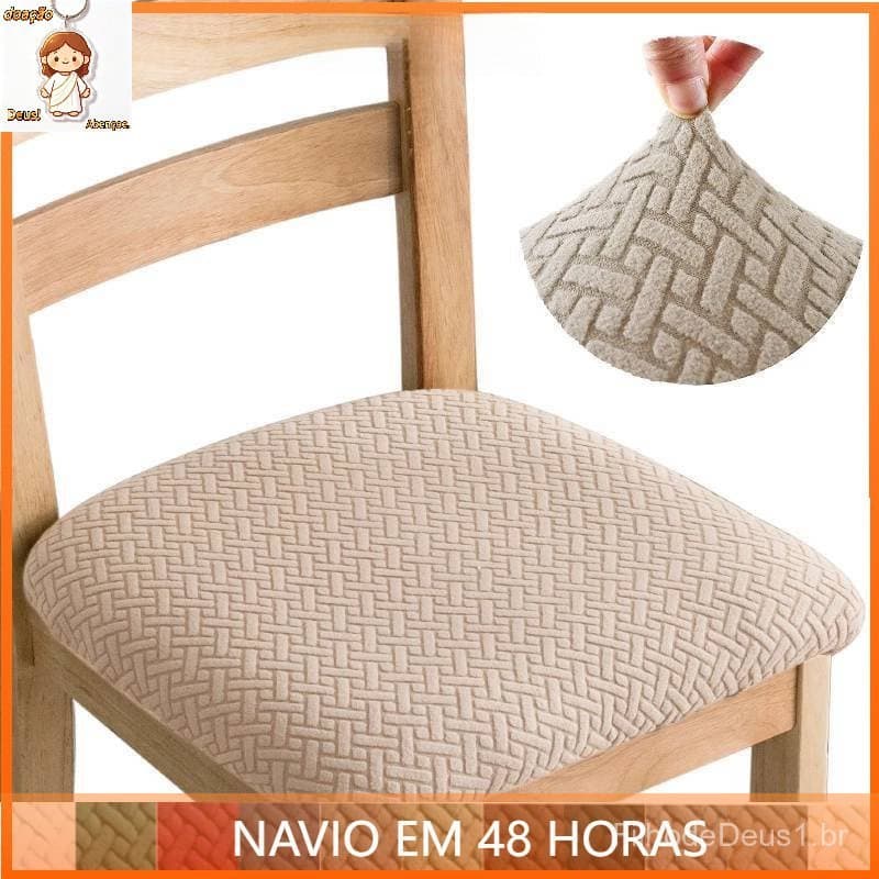 Jacquard Elástico Removível Cobertura De Cadeira De Jantar Sala De Estar Banquete De Casamento Hotel Decorar À Prova De