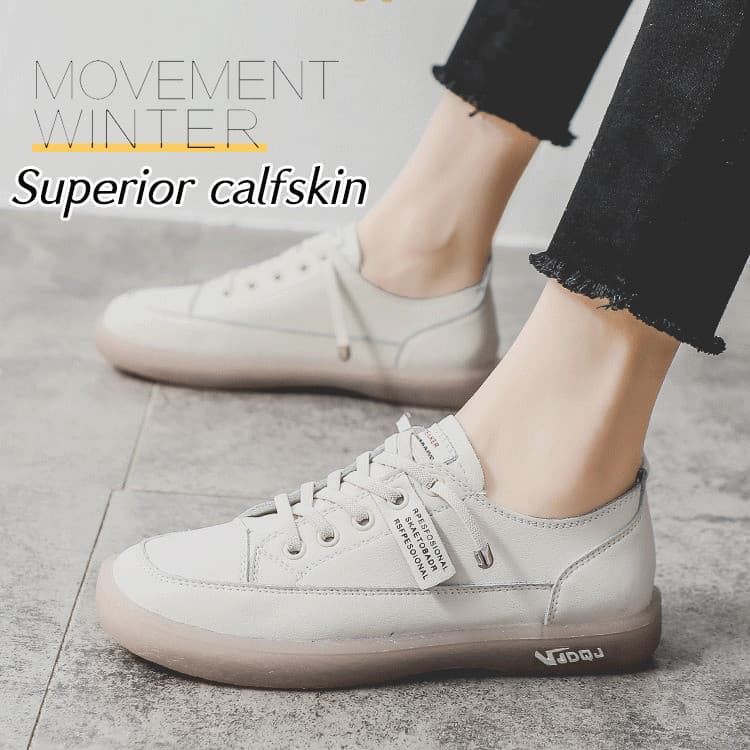 [Moda Casual] Sapatos brancos femininos com sola de gelatina macia/Sapatos Para Estudantes/Sapatos Femininos