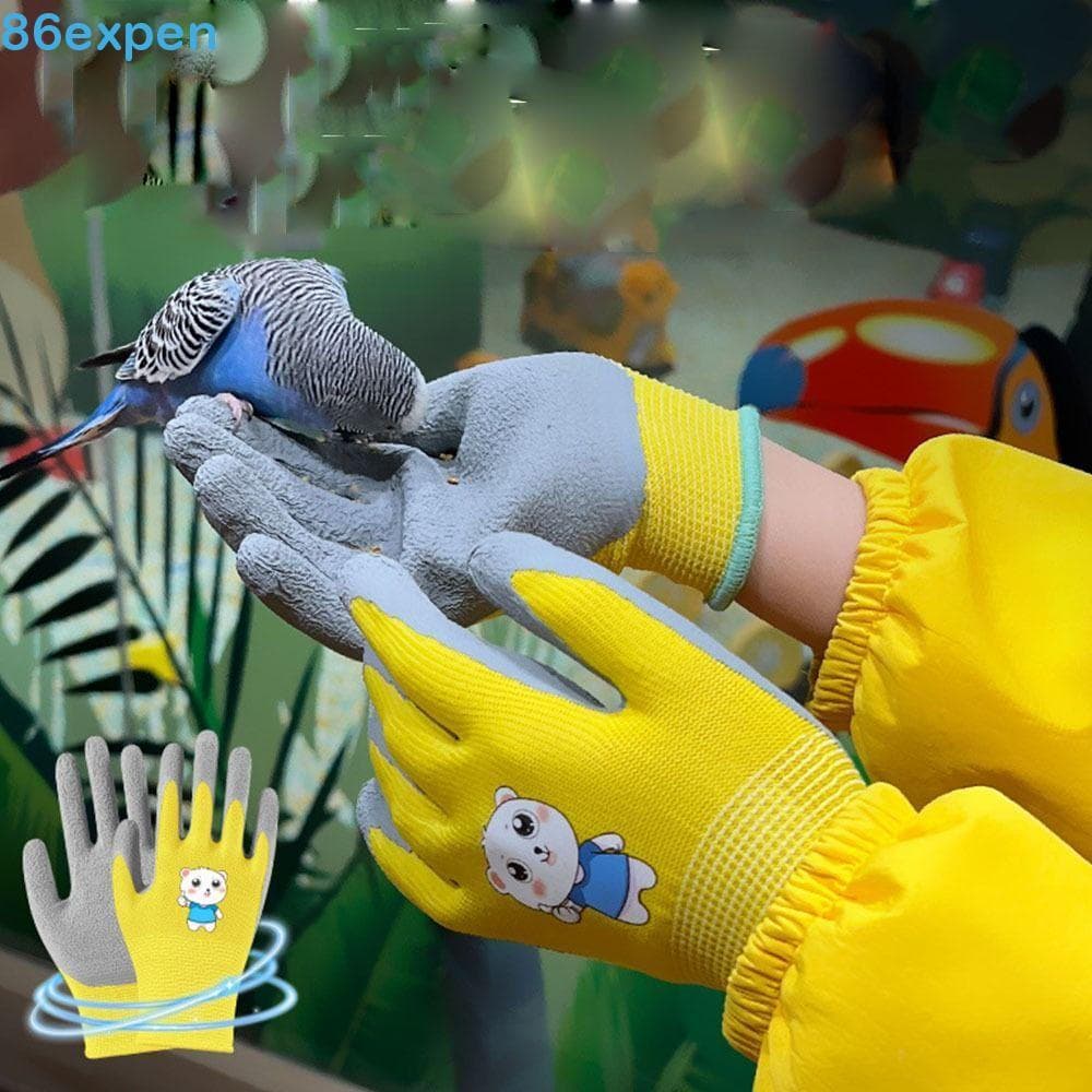 EXPEN1 Luvas De Trabalho De Jardim , Jardinagem Infantis Impermeáveis Antiderrapantes , Coletam Conchas