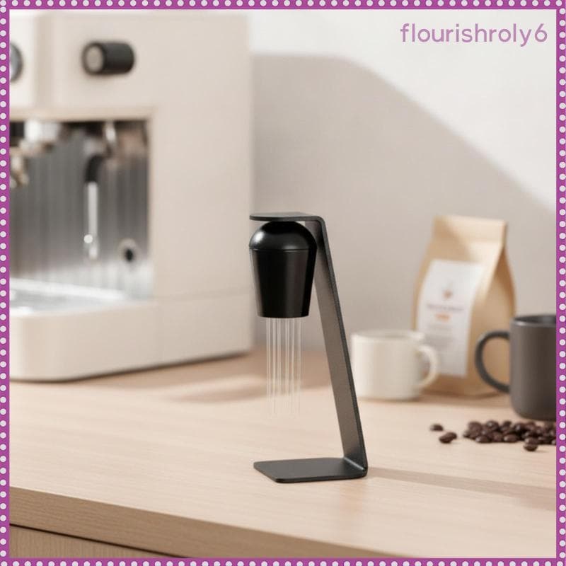 [Flourishroly6] Ferramenta De Agulha De Distribuição De Café Distribuidor Expresso Anti-Aglomeração Com Suporte Compacto