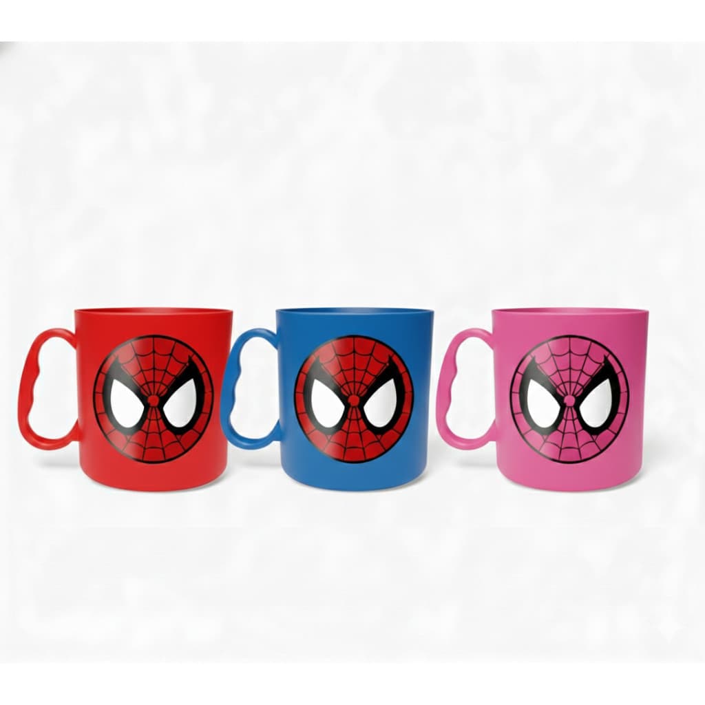 10-20-30 Canecas de plástico Homem Aranha para Aniversários Festas Lembracinhas Presentes 430ml