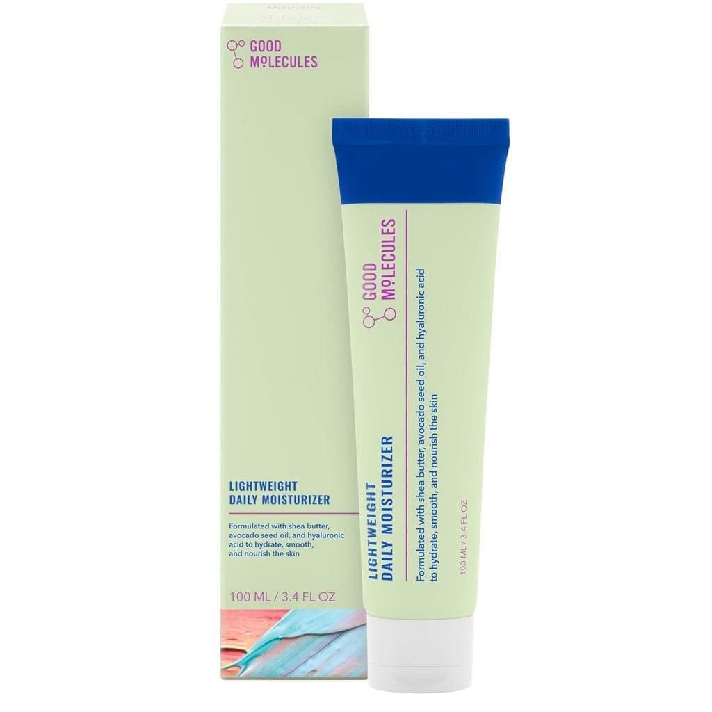 Hidratante Facial Diário Leve GoodMolecules – 100ml/3.38oz – Hidratante facial não oleoso contendo manteiga de karité