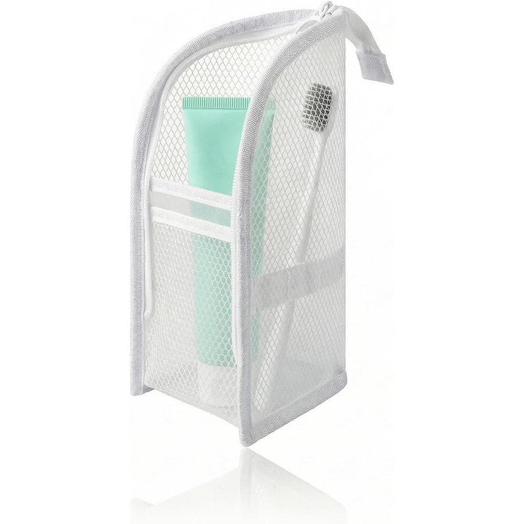 Bolsa de Higiene Pessoal Vertical, Bolsa de Higiene Pessoal Portátil e Leve para Viagem, Bolsa de Cosméticos Impermeável