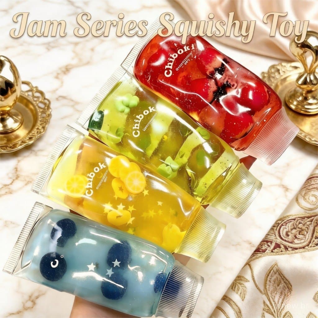 Chiboki Jam Squishy em Forma de Pasta de Dente, Vaselina, Brinquedo de Alívio de Estresse com Retorno Lento OKJY