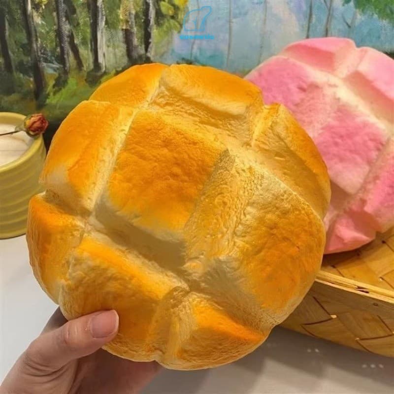 Brinquedo Macio De Aperto De Manteiga De Pão De Abacaxi-De Descompressão De Recuperação Lenta Para Alívio Do Estresse
