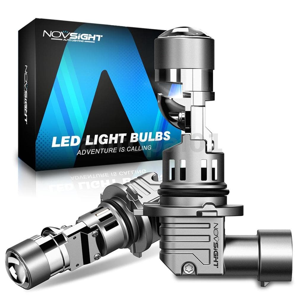 NovSight 2 Peças 17000LM 60W LED Lâmpadas De Farol De Carro 6500K Branco Brilhante IP68 À Prova D'água Nível