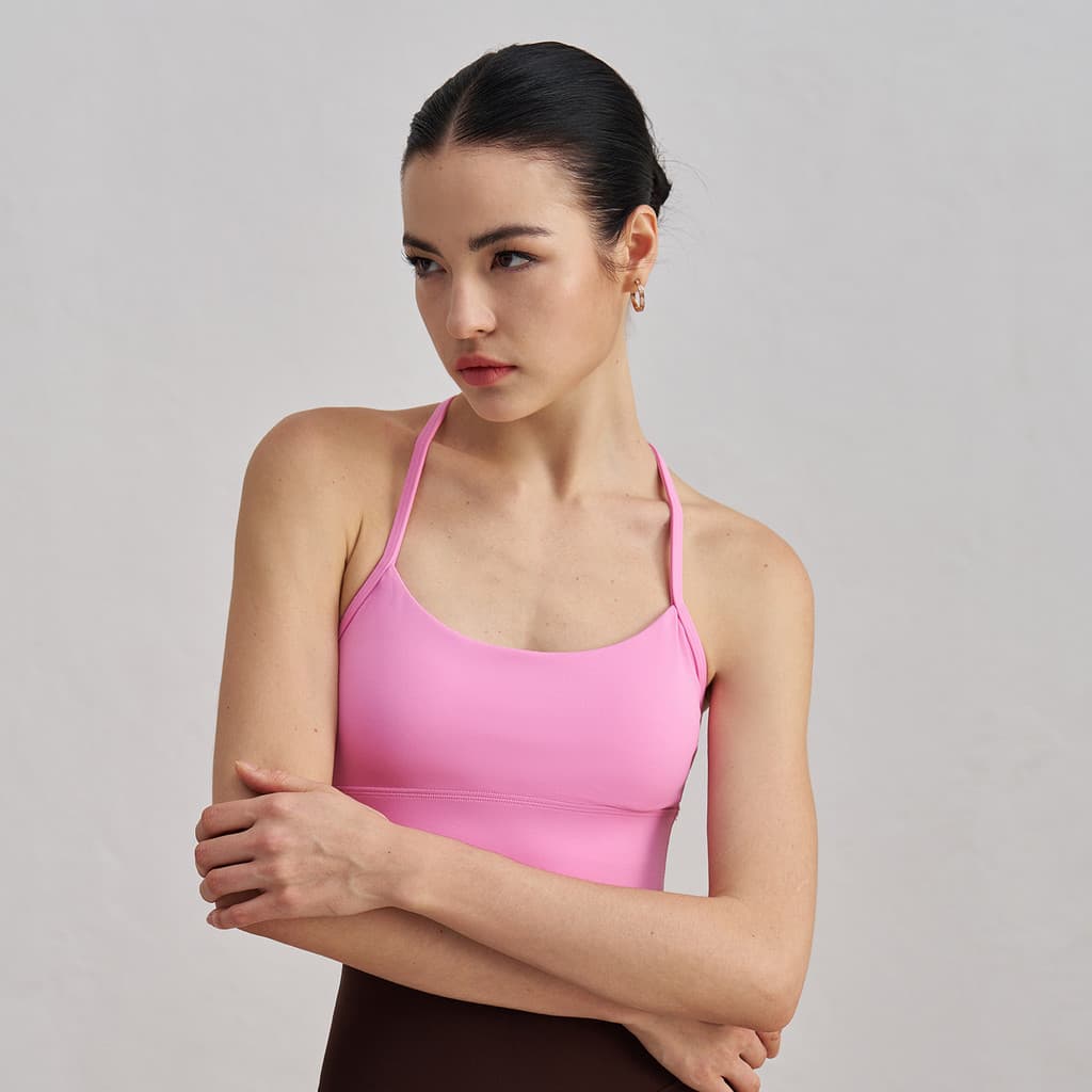Colete esportivo traseiro estilingue Yoga sutiã Push-Up superior elevador Fitness roupa interior feminina