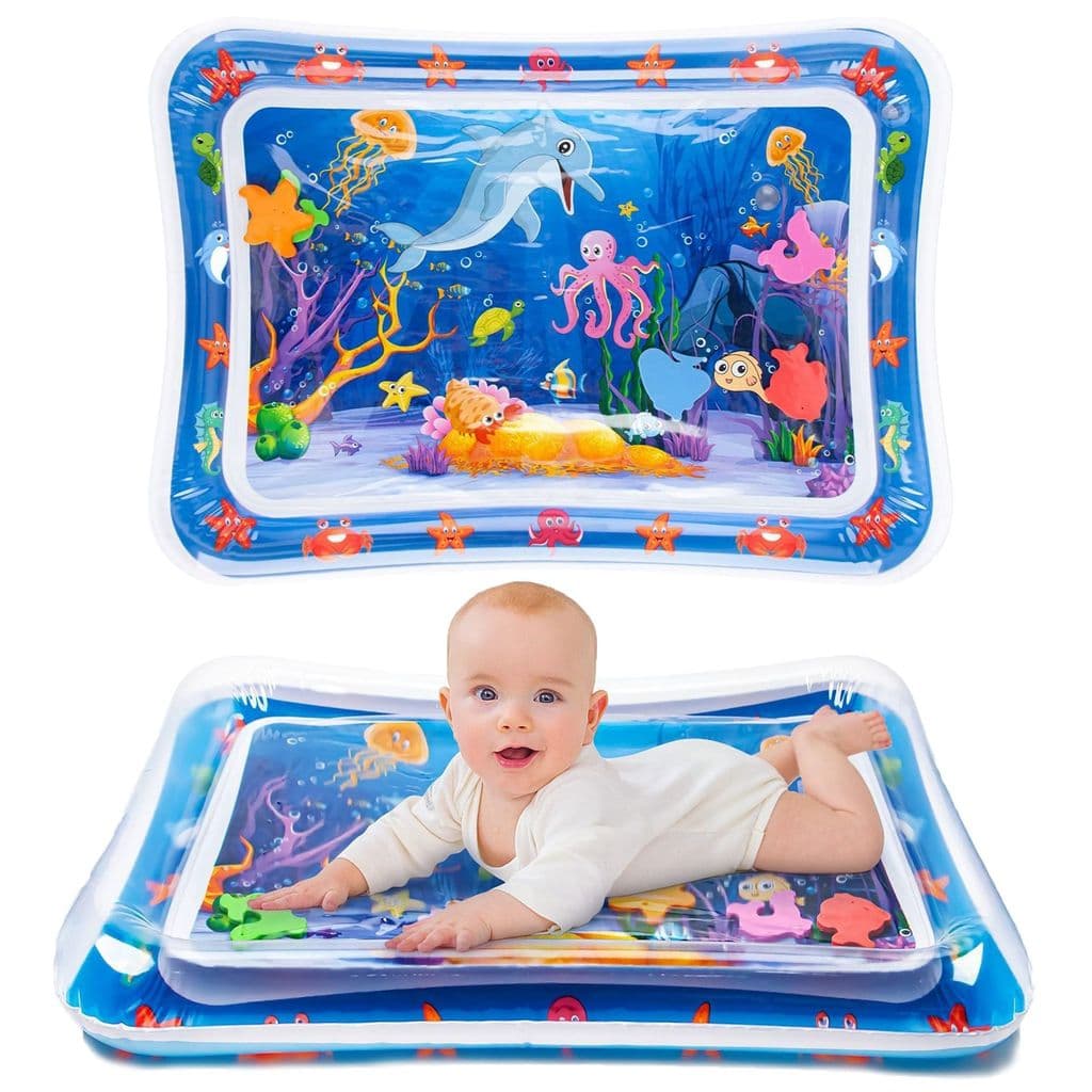 Tapete Infantil Bebê Inflável Água Atividades Sensorial Almofada Menino E Menina