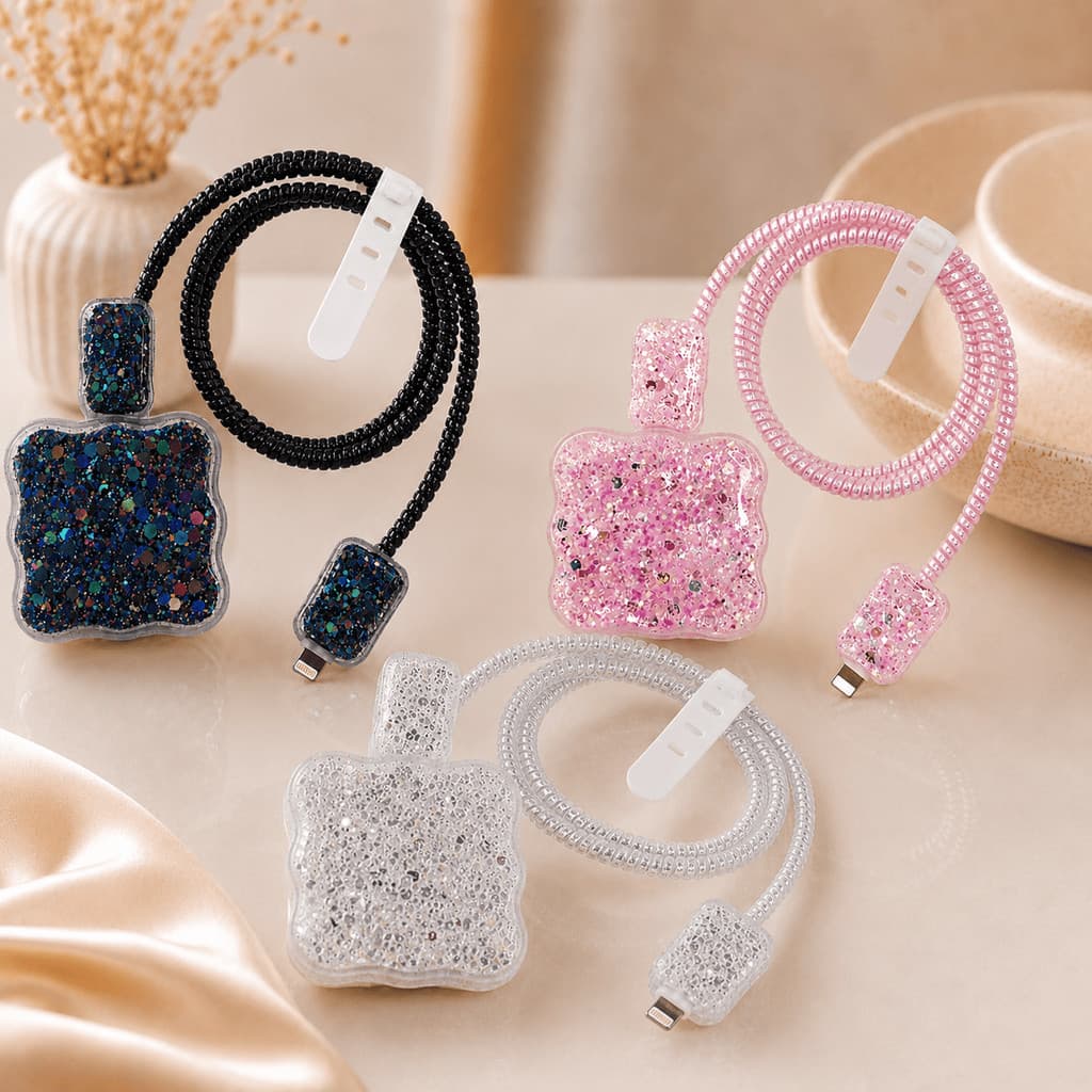 Capa Protetora Do Carregador iPhone fonte USB-C  Cabo De Silicone