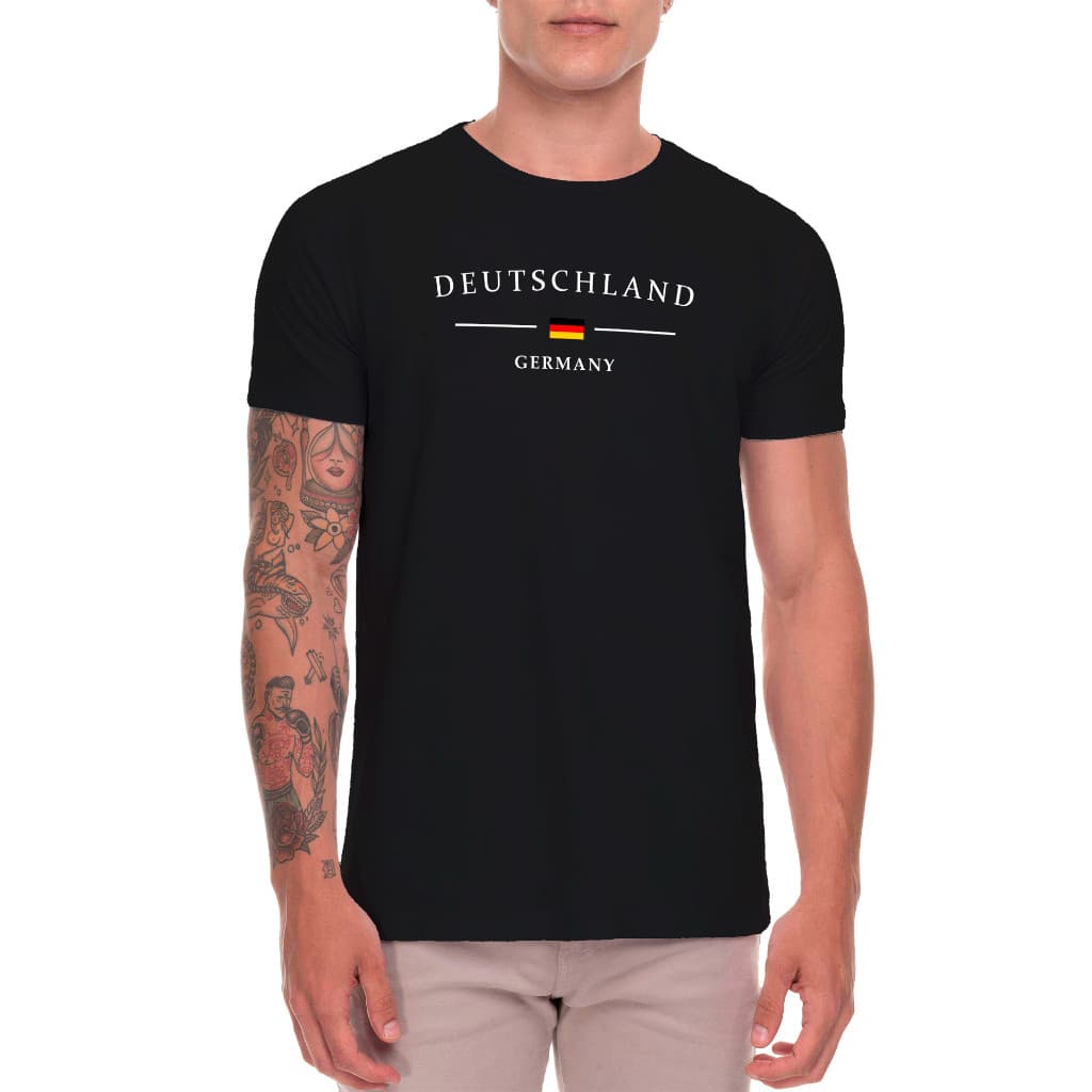 Camiseta Estampa Da Alemanha Casual Paises P Sair Unissex
