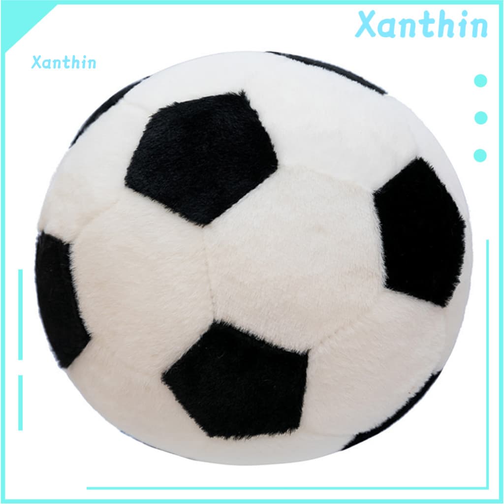 World Mug Football Plush Toy Memorabilia Soccer – Soft Shaped Stuffed Cute Hug Pillow for Kids Boys Girls Perfect Game