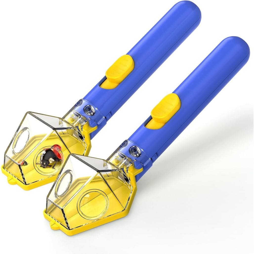 Apanhador de Insetos para Crianças com Lente de Aumento 6x, Conjunto de 2 Brinquedos Educativos STEM, Adequado para Meni
