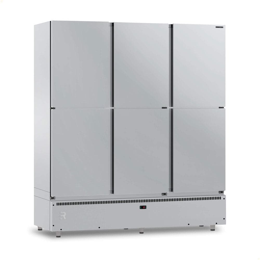 Mini Câmara Comercial Resfriados 6 Portas Refrimate Em Aço Inox 1152 Litros 220V MC6P MCR