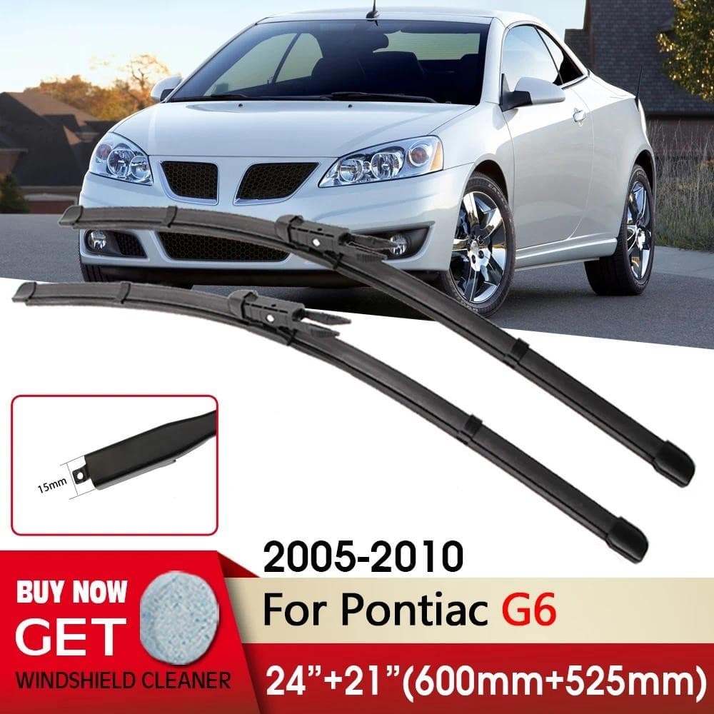 Limpador De Carro RHD LHD Lâminas De Dianteiro 24 " + 21 " Para Pontiac G6 2005-2010 Ajuste Pitada Guia Braço Limpadores