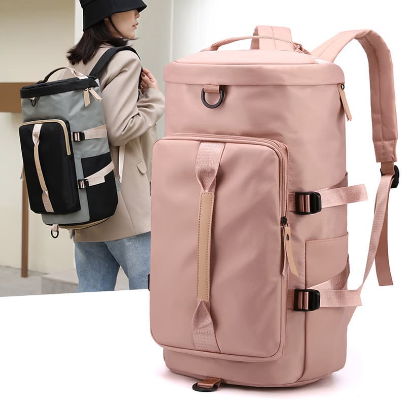 Bolsa de viagem de grande capacidade 2025 mochila portátil separação seca e molhada esportes academia bolsa de bagagem d