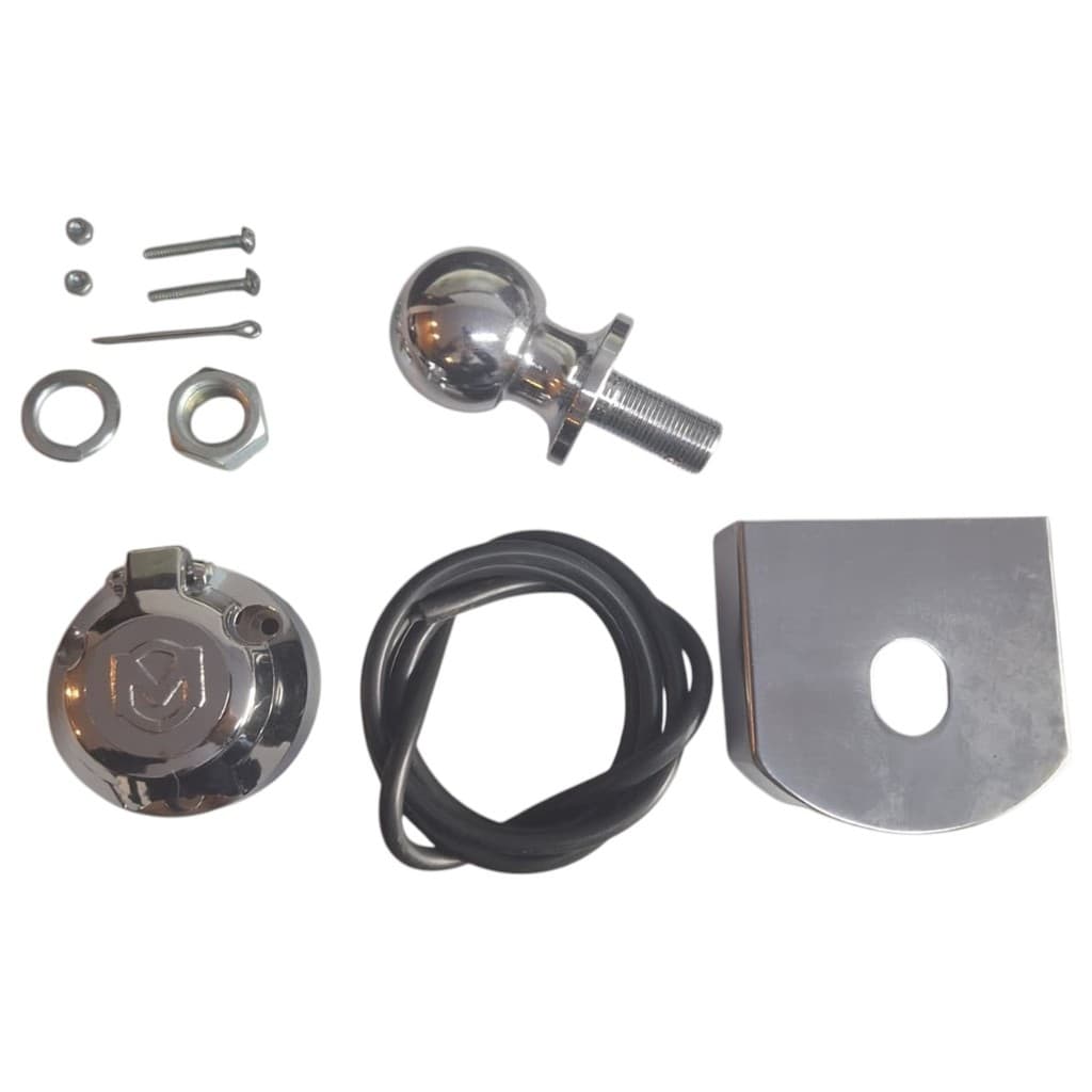 Kit Completo Bola Tomada Cabo Capa Inox 100mm Engate Mult
