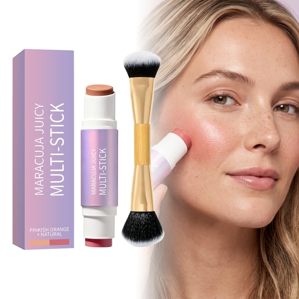Multi-efeito hidratante Blush contorno vara rosa laranja cor Natural delicada pasta suavizante maquiagem tridimensional