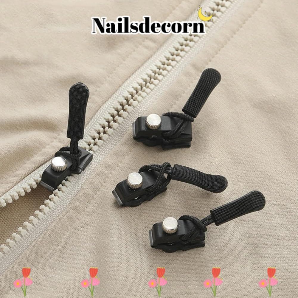 Kit De Reparo De Zíper De Unhas , Cabeça DIY De Fivela Ruim De Substituição Mala De Ferramentas De Costura De Metal